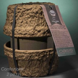 Ciotole con spugna Bio 2 Pezzi - 18x10 Cm