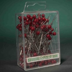 Corsage Pins 144 Pezzi - D 6 Mm / Rosso