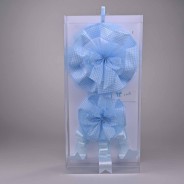 Fiocco nascita - D 25x58 Cm / Azzurro