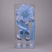 Fiocco nascita azzurro D 16 CM x 36 CM- Assortito