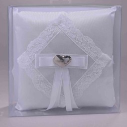 Cuscino Portafedi quadrato - 18x18 Cm / Bianco