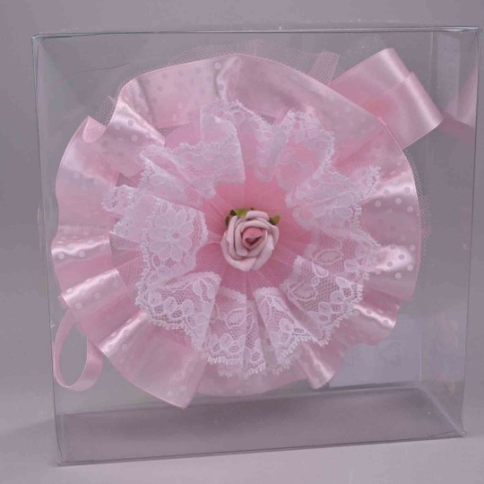 Fiocco nascita rosa D 16 Cm - Assortito