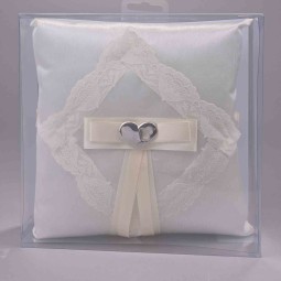 Cuscino Portafedi quadrato - 18x18 Cm / Ecrù