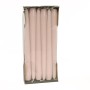 Candele coniche 12 PZ - 25x250 Mm / Rosa