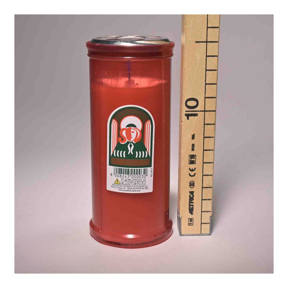 Lumini 10 Pezzi - D 6,5x14,5 Cm / Rosso