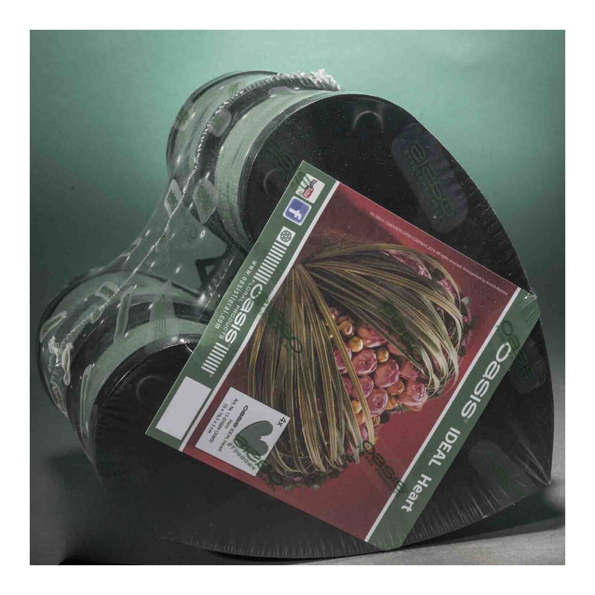 Cuore in spugna 4 Pezzi - 16x16,5x3