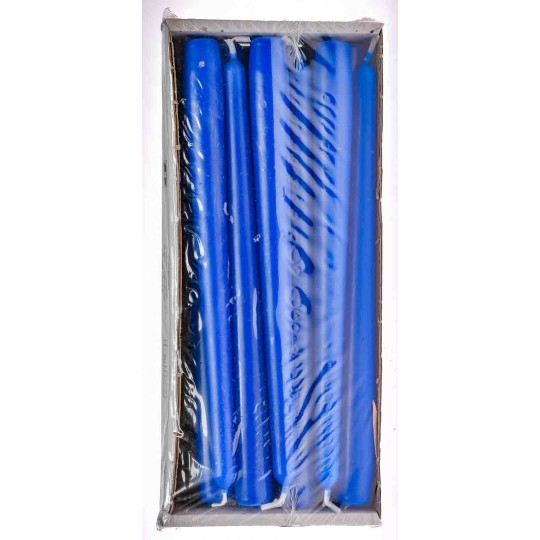 Candele coniche 12 PZ - 23x250 Mm / Blu