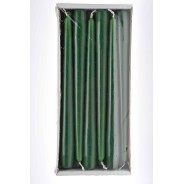 Candele coniche 12 PZ - 23x250 Mm / Verde scuro