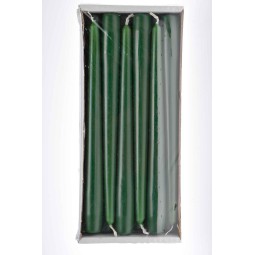 Candele coniche 12 PZ - 23x250 Mm / Verde scuro
