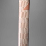 Bobina "Chevron" in PPL - 1x25 M / Rosa cipria