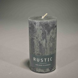 Moccolo candela rustico  - 60x110 Mm / Antracite