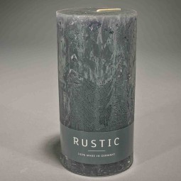 Moccolo candela rustico  - 70x140 Mm / Antracite