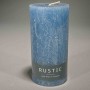 Moccolo candela rustico  - 70x140 Mm / Zaffiro