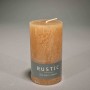 Moccolo candela rustico  - 60x110 Mm / Nocciola