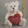 Orsetti con cuore "I love you" 12 PZ - 17 Cm