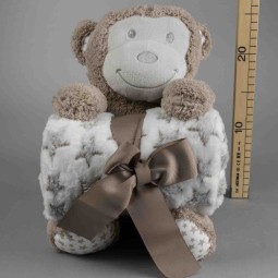 Coperta & peluche - 75x100 Cm / Scimmietta