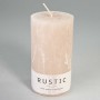 Moccolo candela rustico  - 60x110 Mm / Tortora