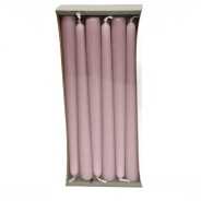 Candele coniche 12 PZ - 23x250 Mm / Rosa