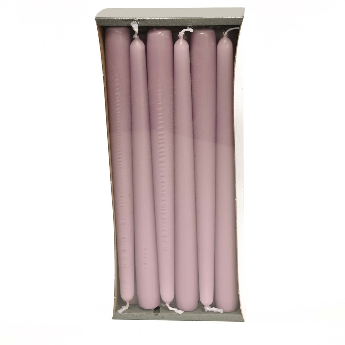 Candele coniche 12 PZ - 23x250 Mm / Rosa