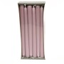 Candele coniche 12 PZ - 23x250 Mm / Rosa