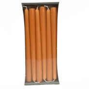 Candele coniche 12 PZ - 23x250 Mm / Arancione