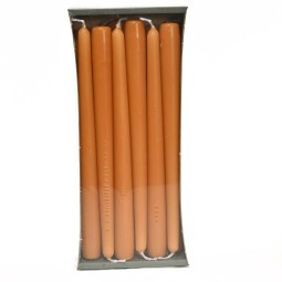 Candele coniche 12 PZ - 23x250 Mm / Arancione