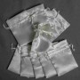 Sacchetti in raso 7,5 CM X 10 CM in 2 colori - Confezione 10 pezzi - crema