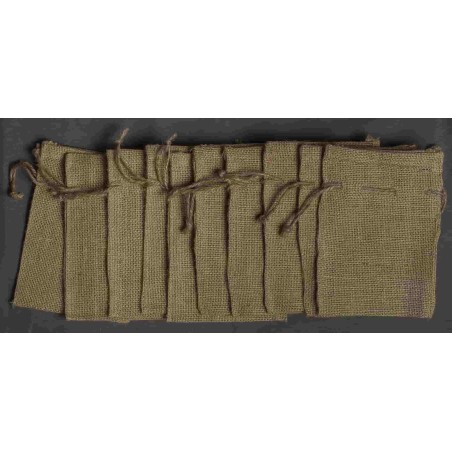 Sacchetti in juta 12X17 CM in 2 Colori - Confezione 10 pezzi - Naturale