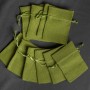 Sacchetti in tela 9 CM X 12 CM in 6 colori - Confezione 10 pezzi - Verde
