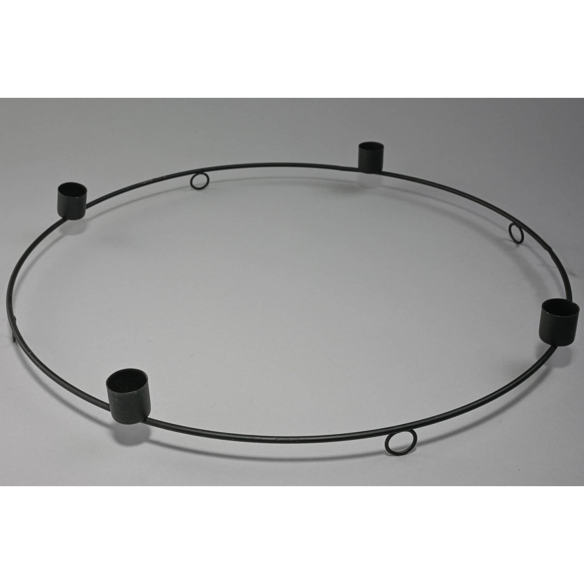 Portacandele in metallo - 40 Cm / Nero