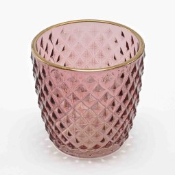 Portatealight in vetro trasparente - Assortito