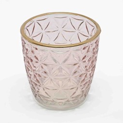 Portatealight in vetro trasparente - Assortito