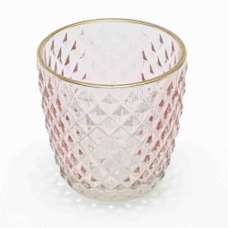 Portatealight in vetro trasparente - Assortito