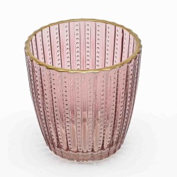 Portatealight in vetro trasparente - Assortito