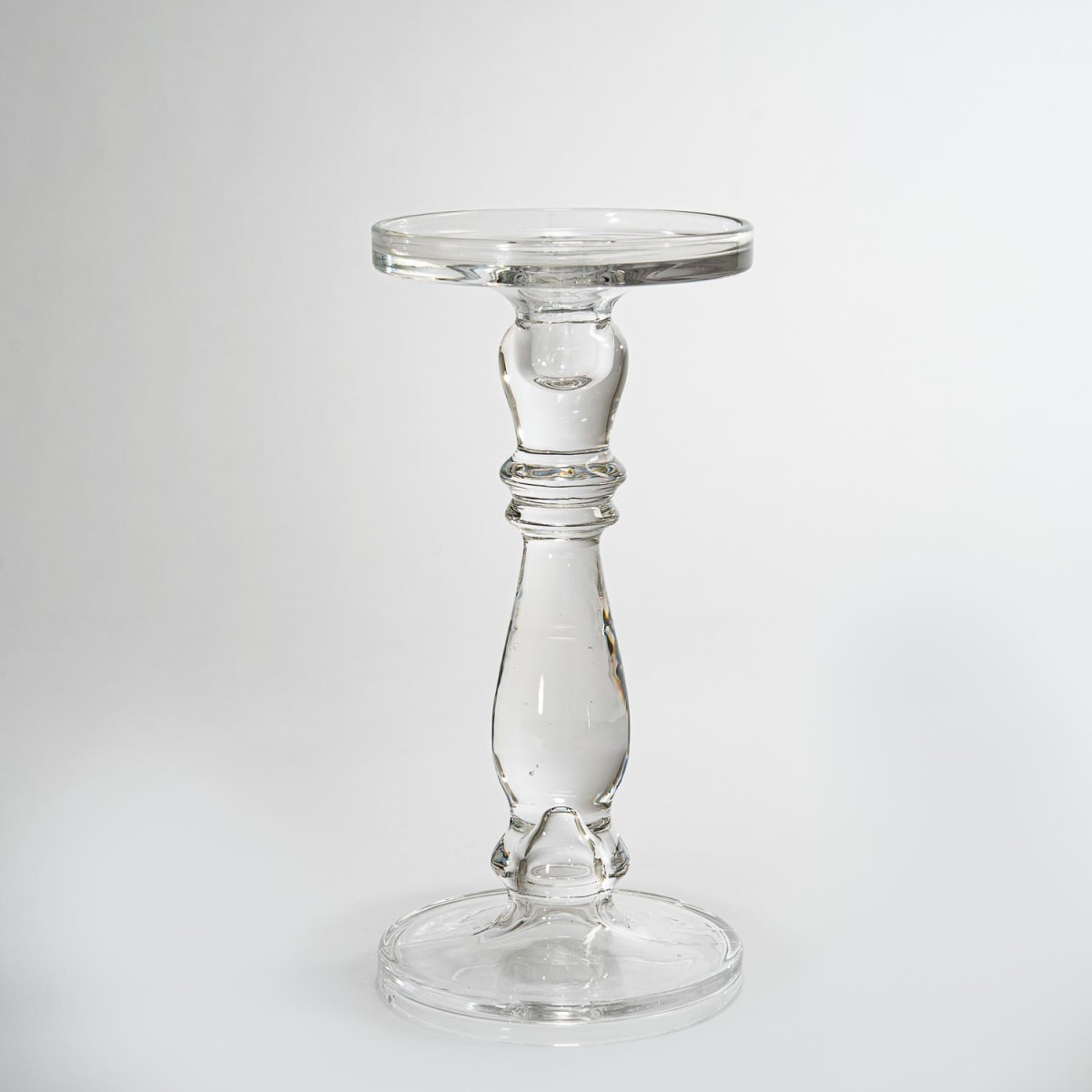 Candelabro in vetro - 13x27 Cm / Trasparente