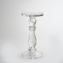 Candelabro in vetro - 13x27 Cm / Trasparente