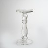 Candelabro in vetro - 13x27 Cm / Trasparente