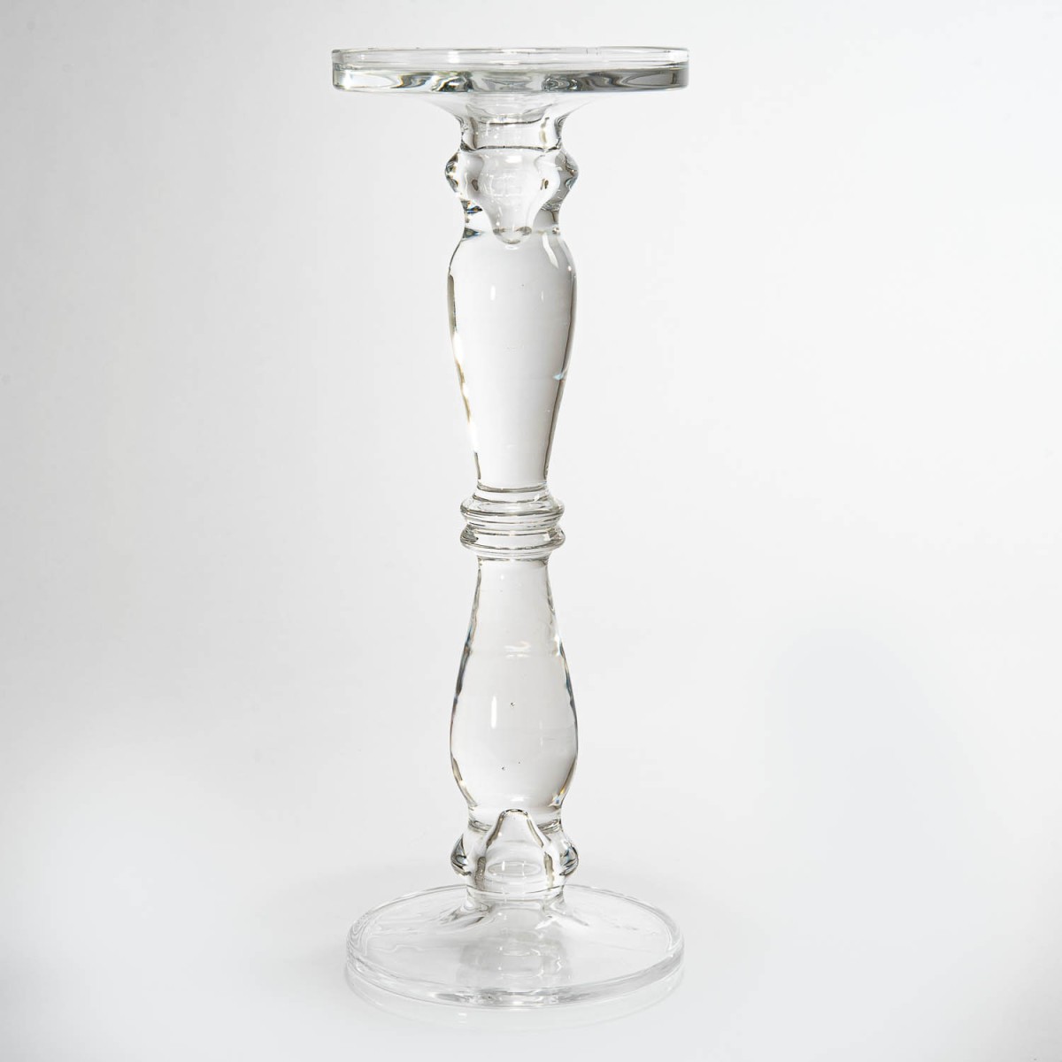 Candelabro in vetro - 13x35 Cm / Trasparente