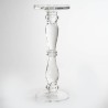Candelabro in vetro - 13x35 Cm / Trasparente