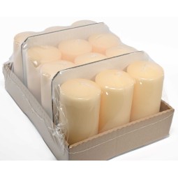 Moccoli candela 12 PZ - 70x150 Mm / Biscotto