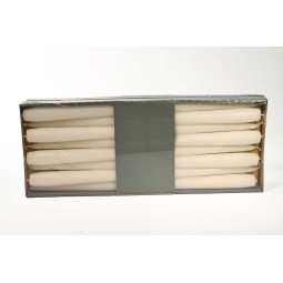 Candele coniche 12 PZ - 25x400 Mm / Bianco