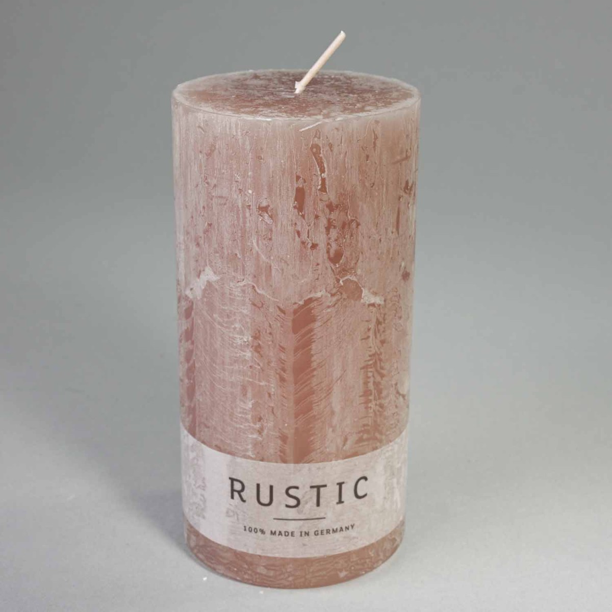 Moccolo candela rustico  - 70x140 Mm / Pietra