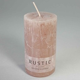 Moccolo candela rustico  - 60x110 Mm / Pietra