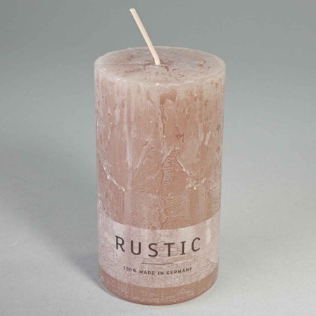 Moccolo candela rustico  - 60x110 Mm / Pietra