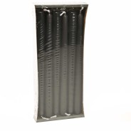 Candele coniche 12 PZ - 23x250 Mm / Nero