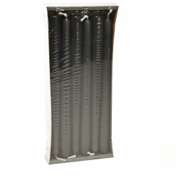 Candele coniche 12 PZ - 23x250 Mm / Nero