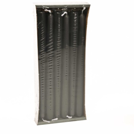 Candele coniche 12 PZ - 23x250 Mm / Nero