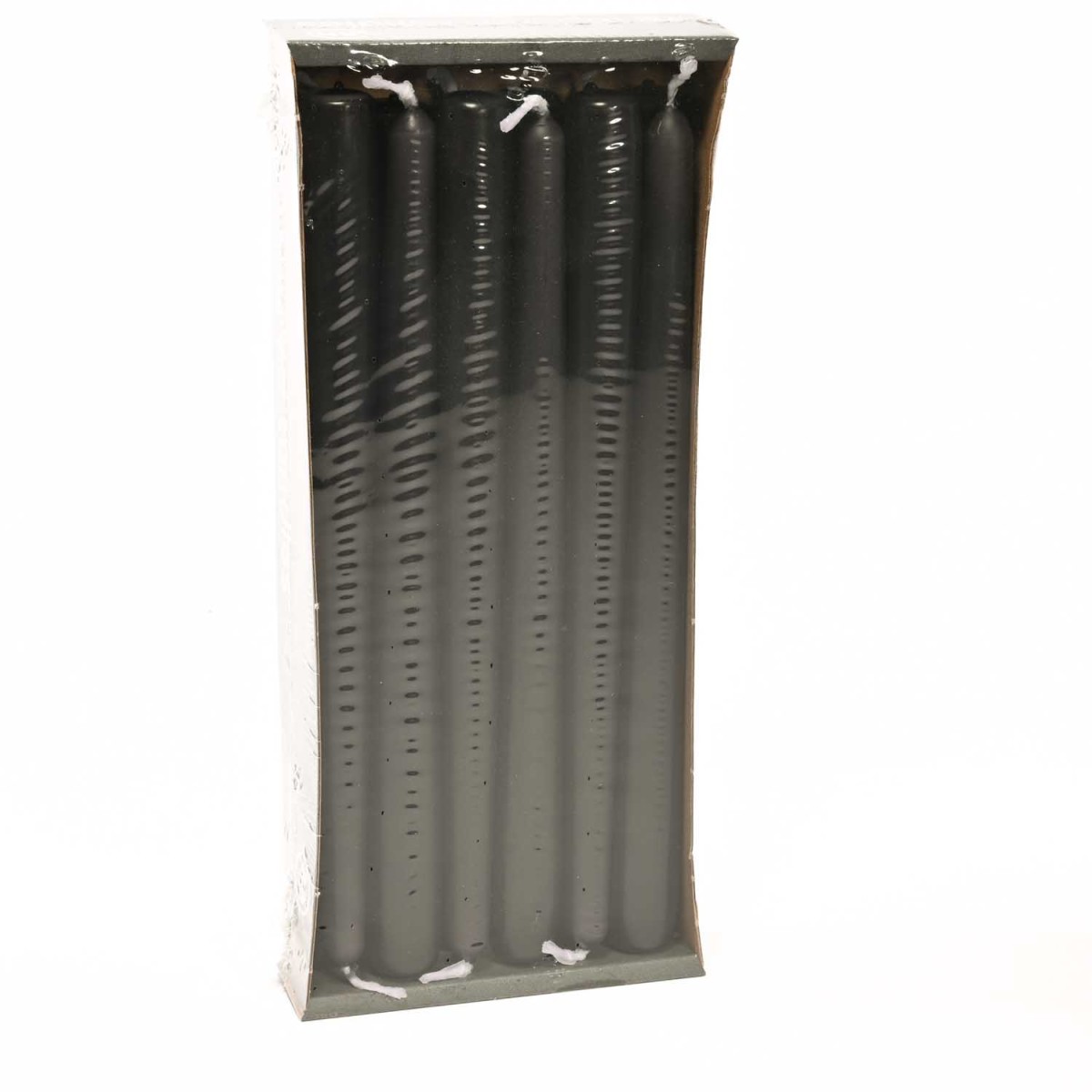 Candele coniche 12 PZ - 23x250 Mm / Nero