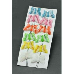 Farfalle piccole colorate decorative scatola da 12 pezzi
