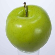 Mela artificiale - Verde / 8,5 Cm